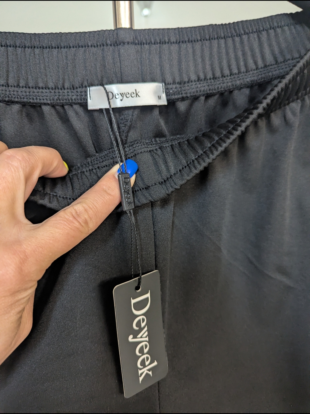 Black Snap-Trim Track Joggers - Picture 5 of 5